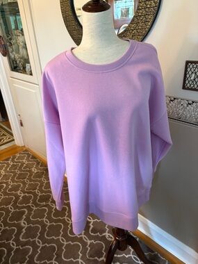 New 3xl Lavender pink Crewneck Sweatshirt Ideology